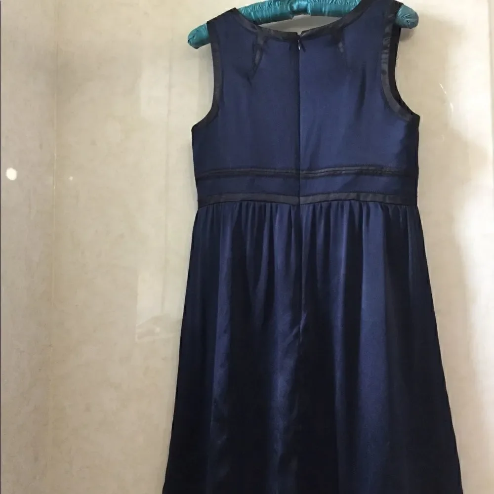Proenza Schouler Sz5 SILK dress Navy sleeveless